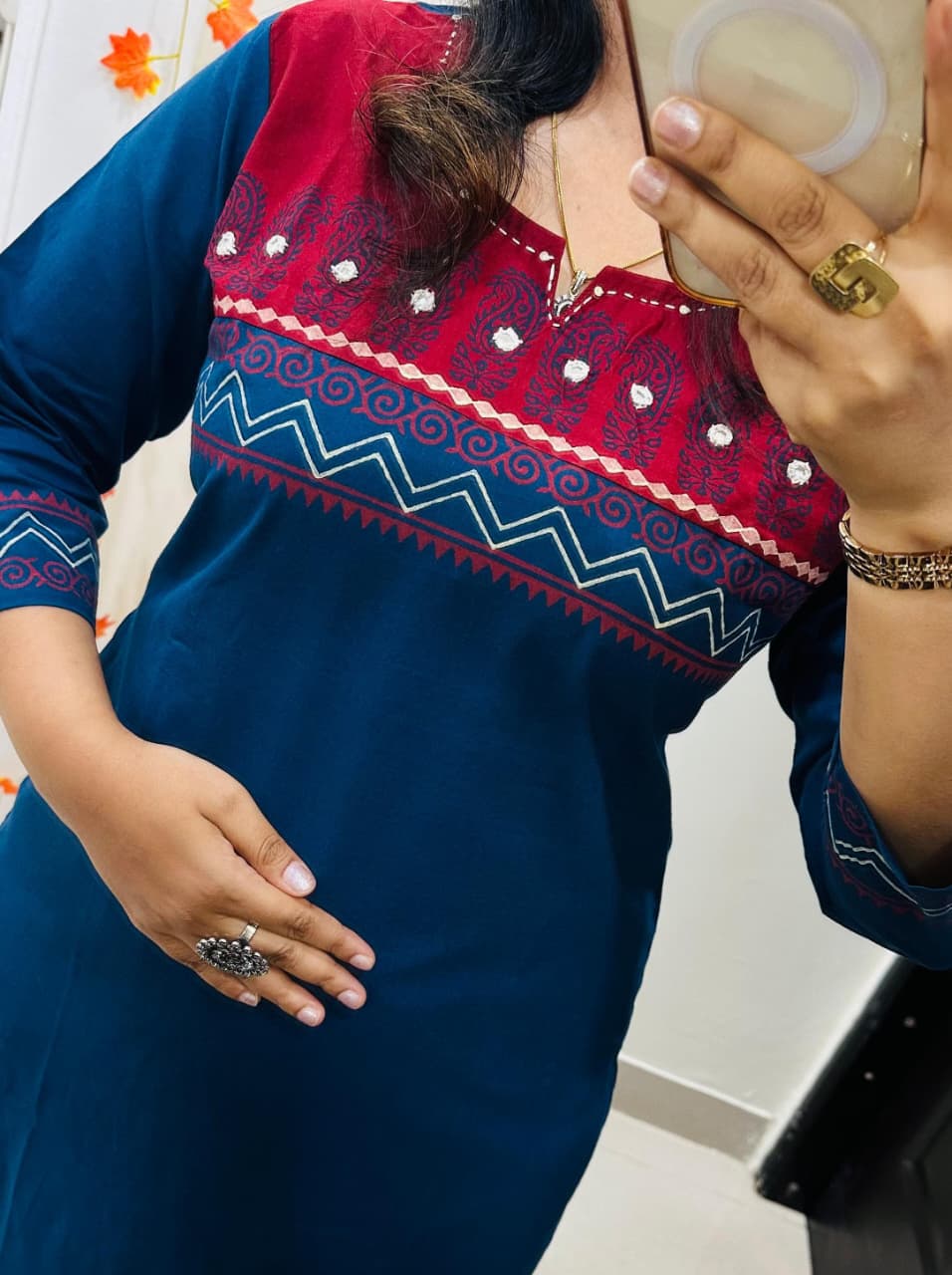 DESIGNER KURTI PALAZZO SET (RA012)